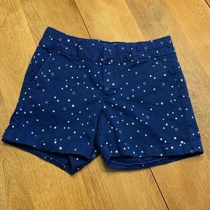 Blue Shorts with Star Print 🇺🇸 Size XS